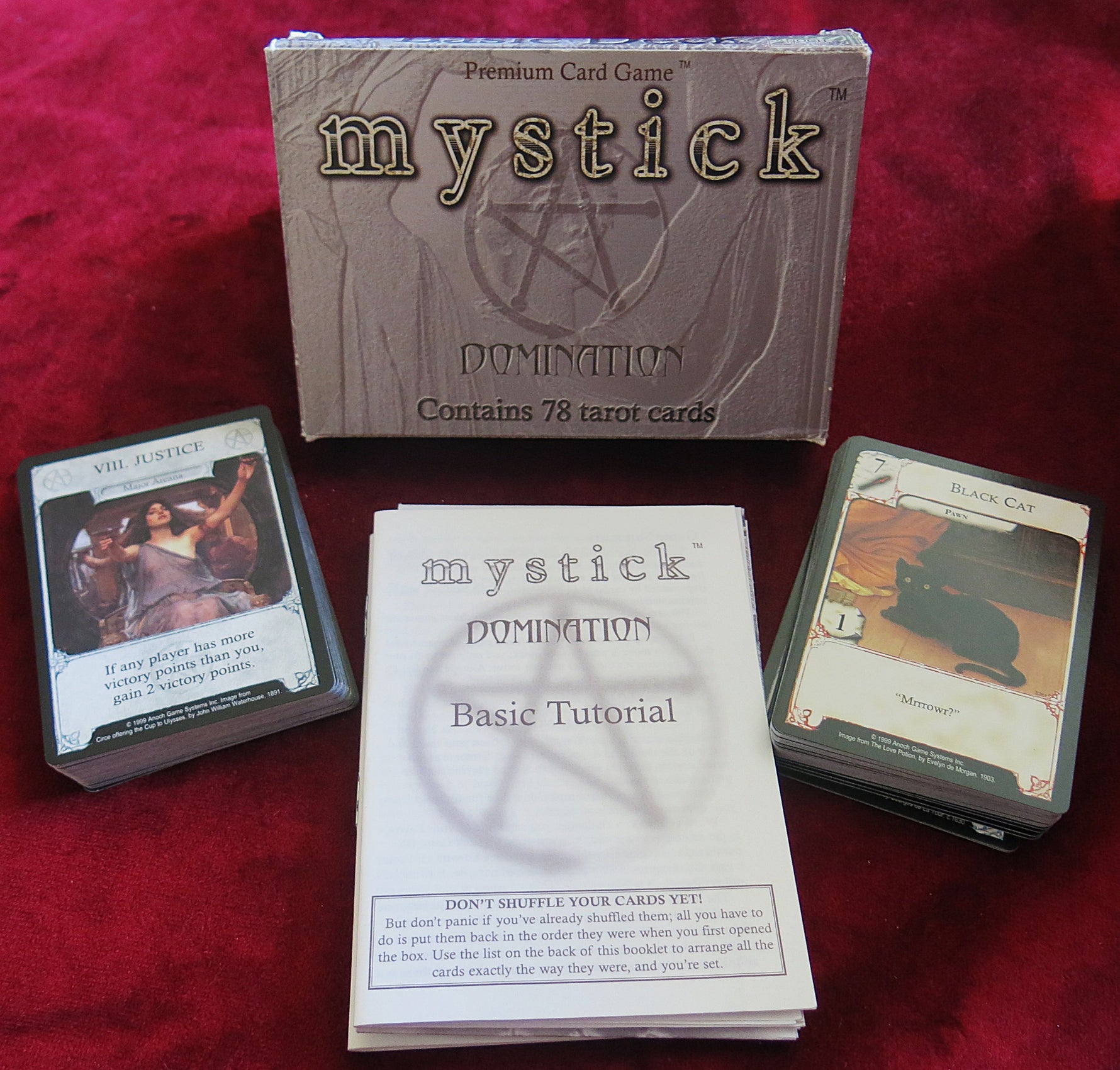 Mystick: Domination (1999) – Complete Premium Tarot Strategy Game – Rare Eric Lang