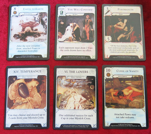 Mystick Domination cards (2000) - Vintage Board Game