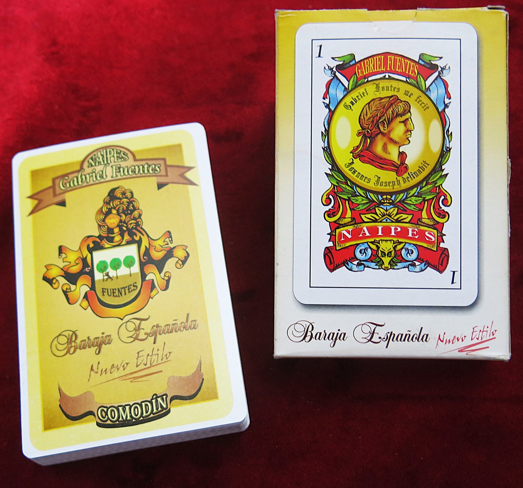 Naipes Gabriel Fuentes – Baraja Española – “Nuevo Estilo” – Vintage Spanish Playing Cards