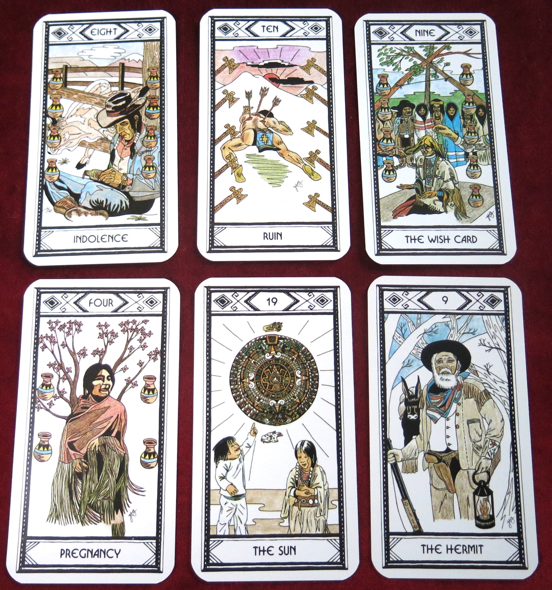Native American Tarot Deck – 1982 Original Edition – U.S. Games Systems, Rare Vintage Tarot