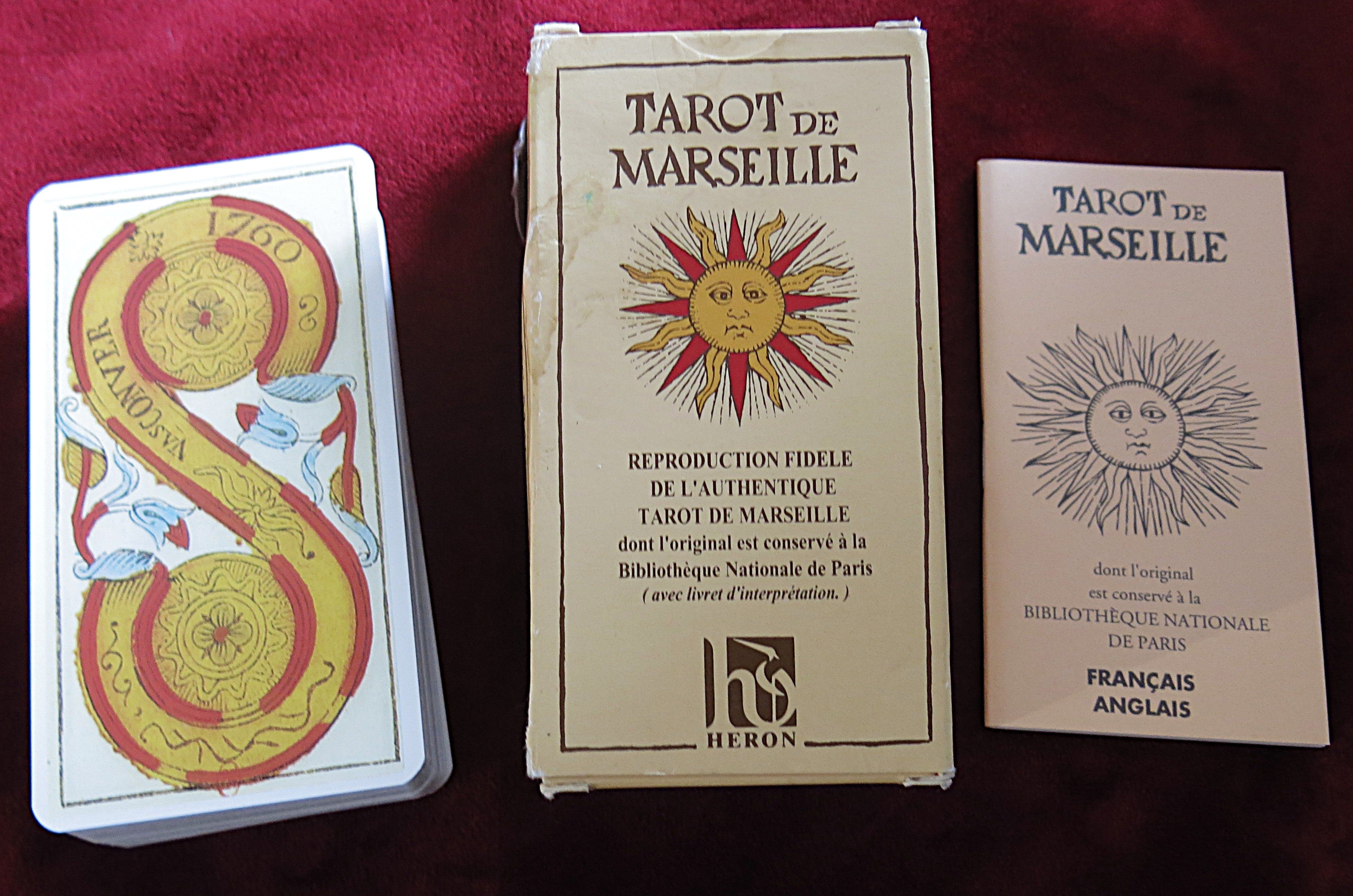 Ancien Tarot of Marseille – Nicolas Conver 1761 Replica, FR / EN Booklet
