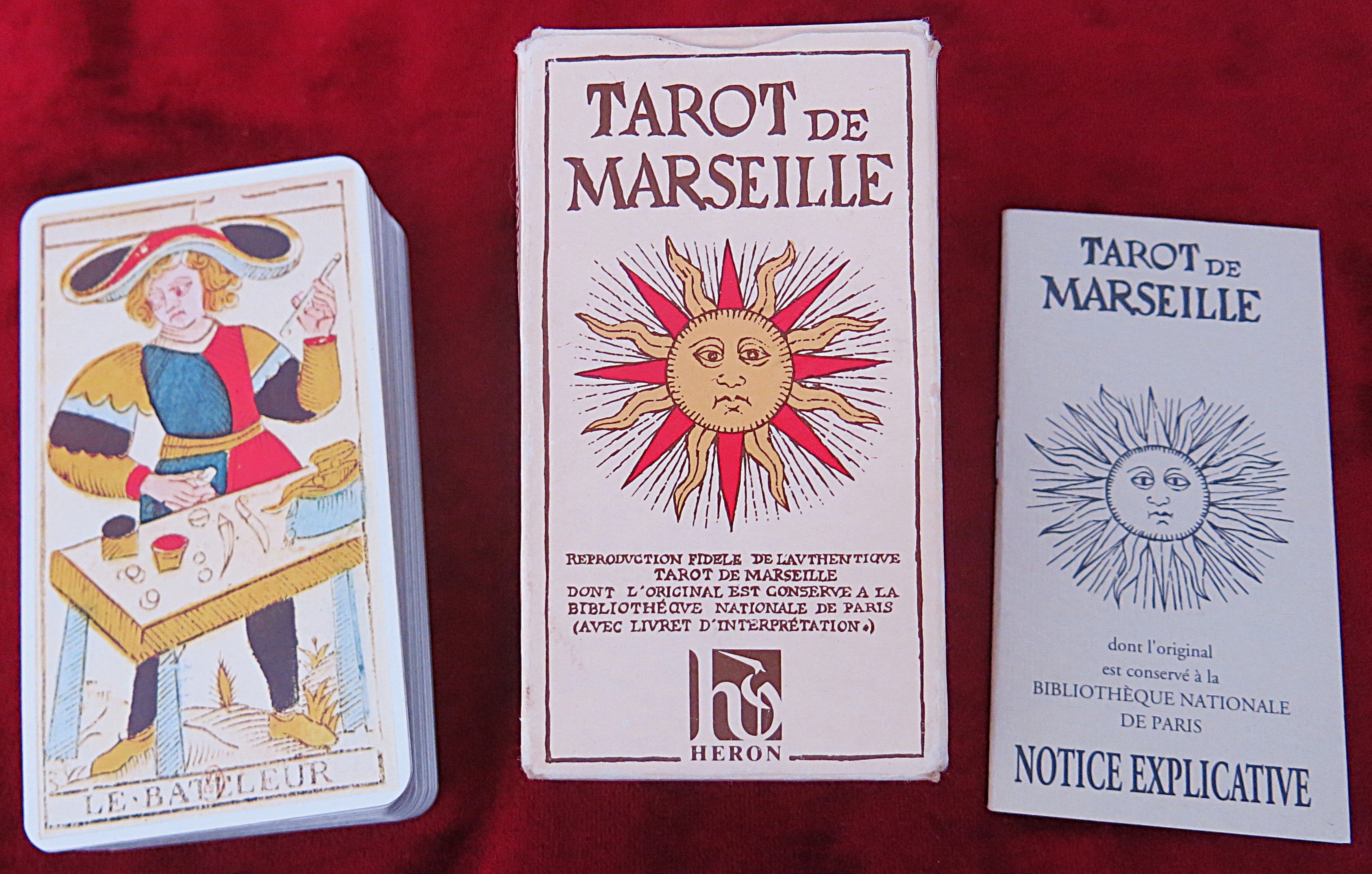Ancien Tarot of Marseille – Nicolas Conver 1761 Replica, FR / EN Booklet