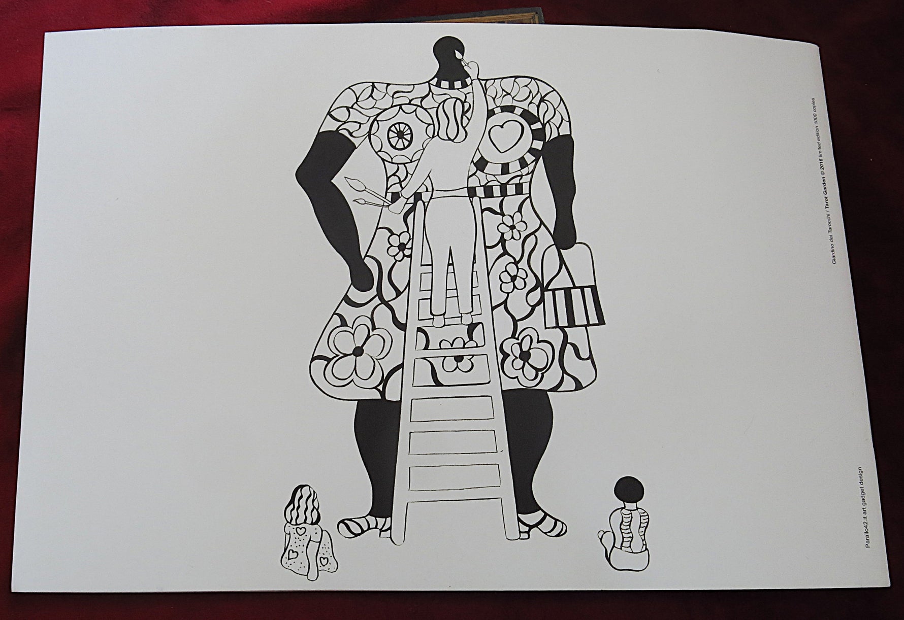 Livre d'activités sur le Jardin des Tarots – Niki de Saint Phalle – Il Giardino dei Tarocchi Rare