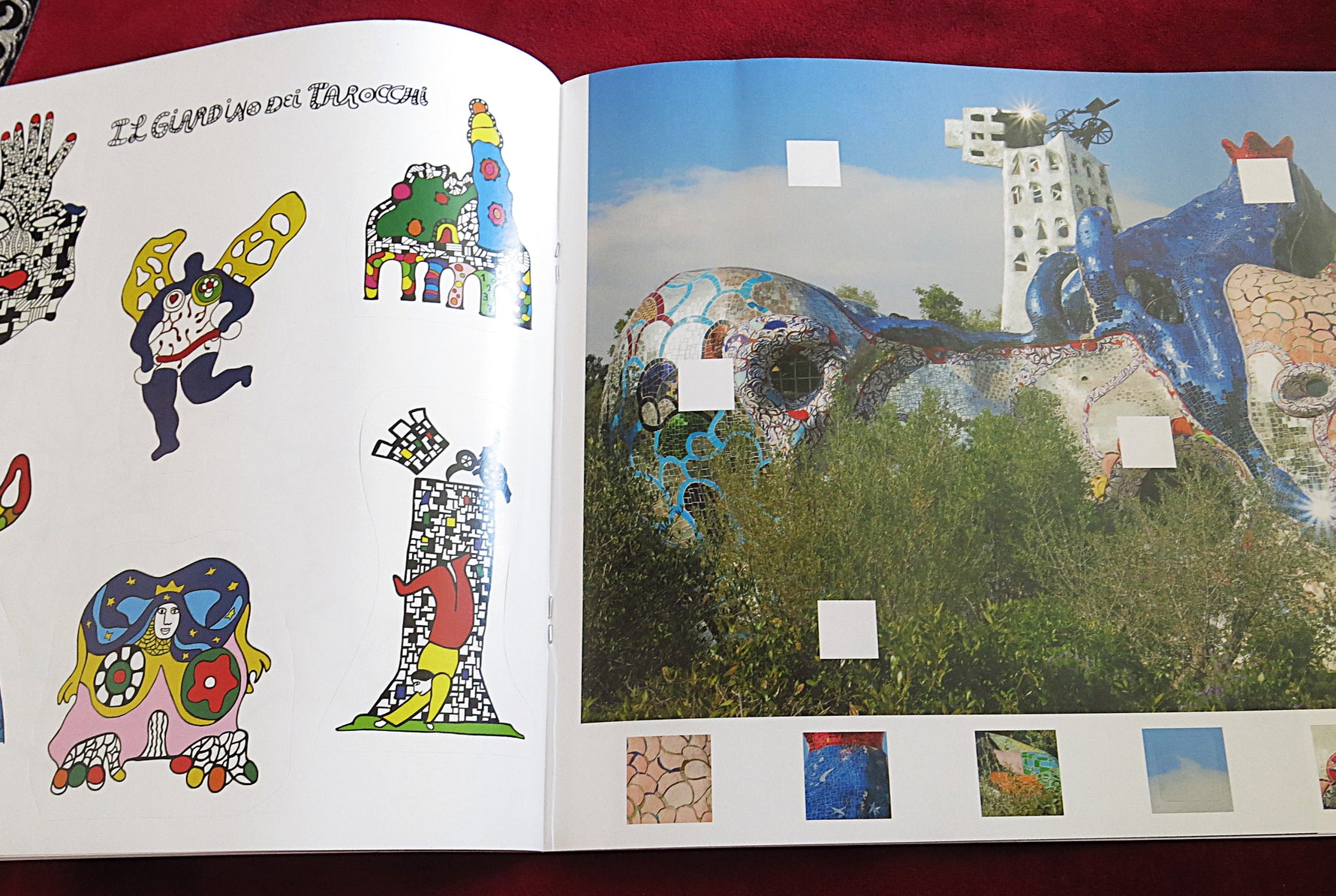 Livre d'activités sur le Jardin des Tarots – Niki de Saint Phalle – Il Giardino dei Tarocchi Rare