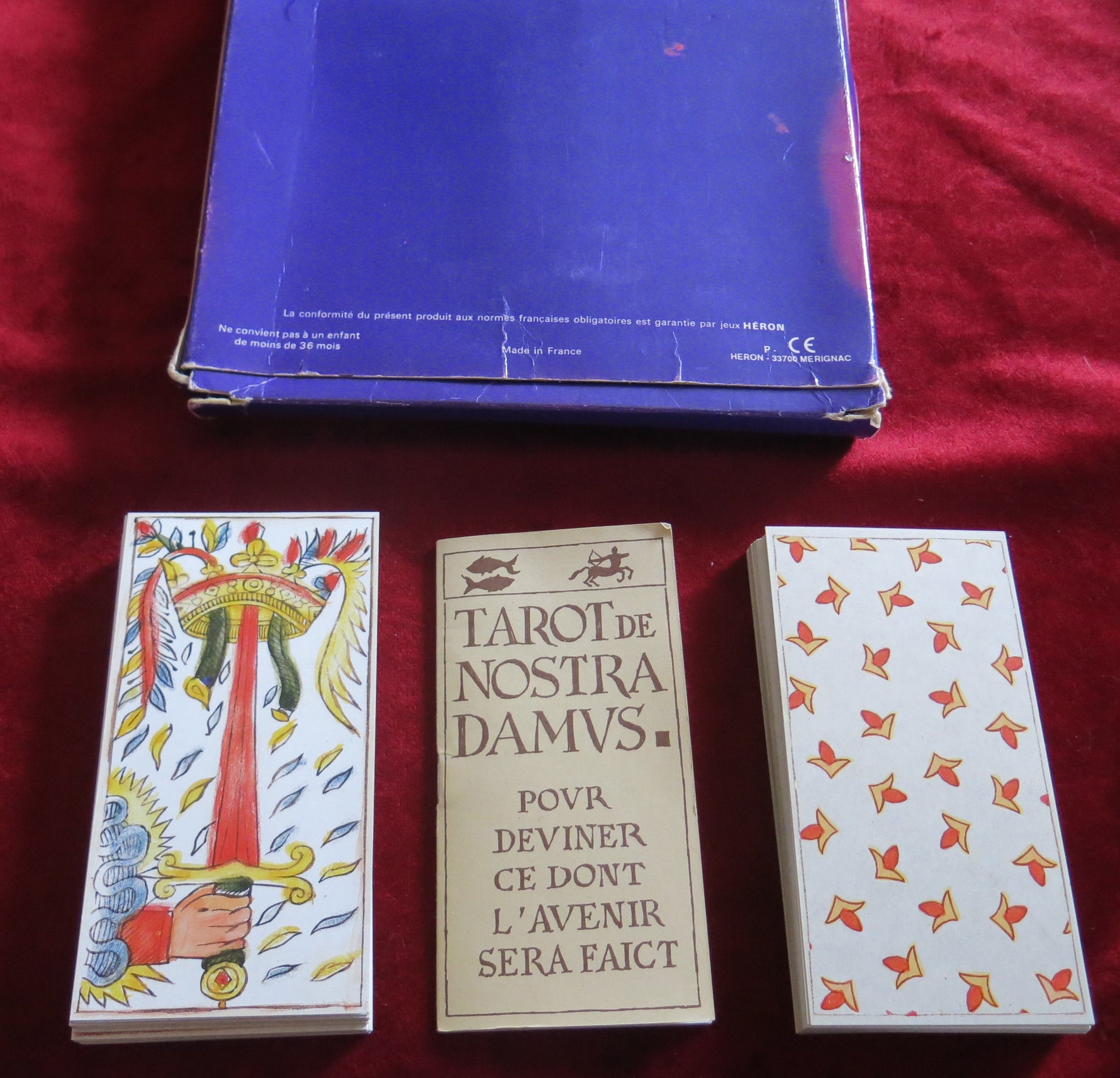 Tarot de Nostradamus – Éditions Héron (France, 1980s)