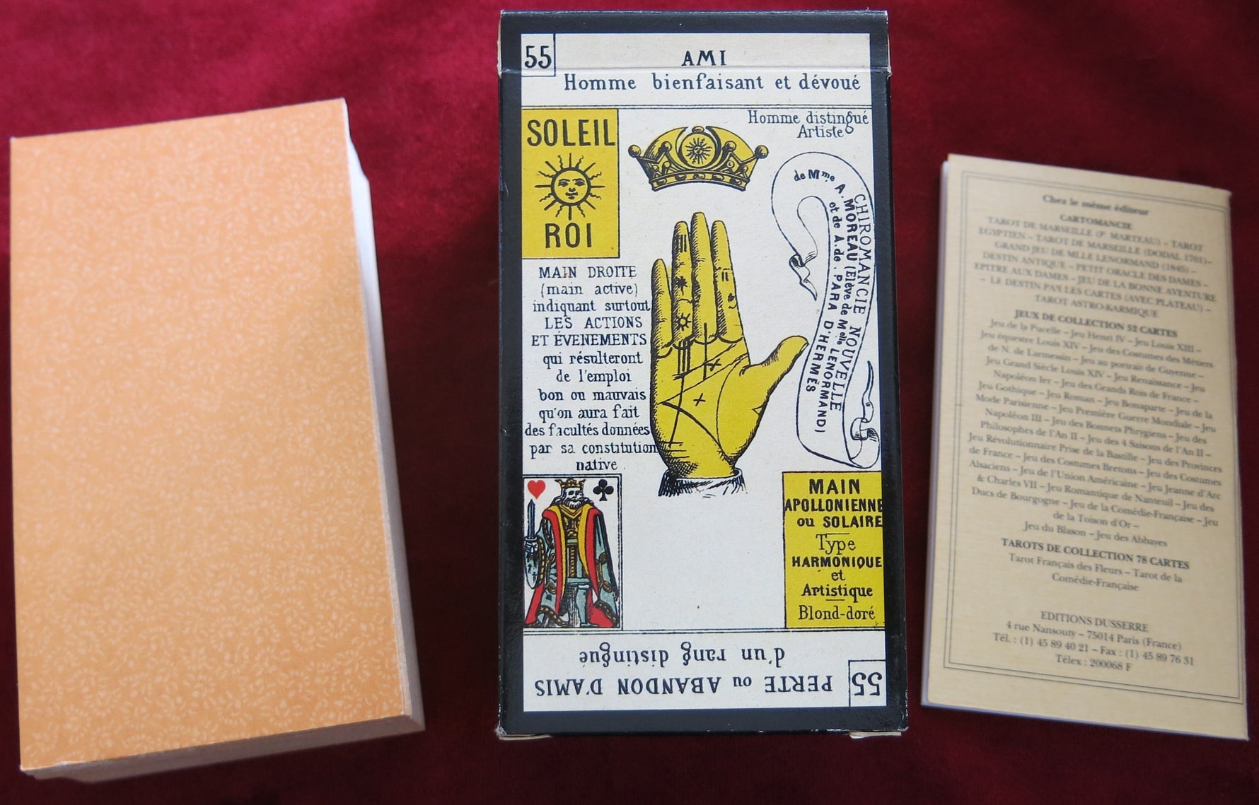 ULTRA RARE Palmistry Game by Dusserre - 70s Edition - Nouveau Jeu de la Main