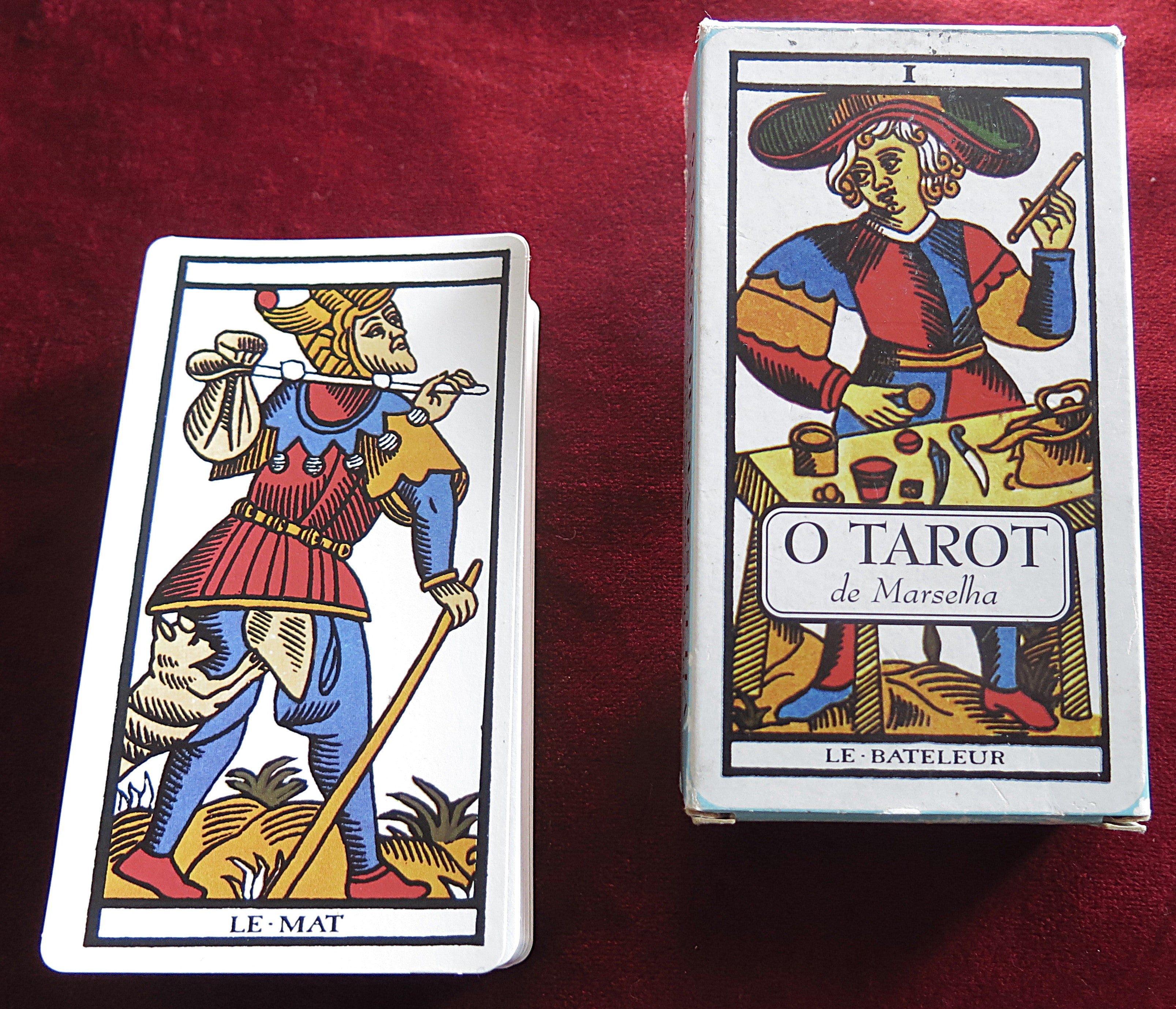 O Tarot de Marselha, Édition Brésil années 80 – Tarot de Marseille vintage portugais