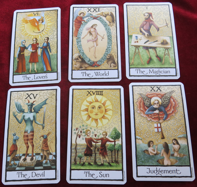 Old English Tarot Cards Deck