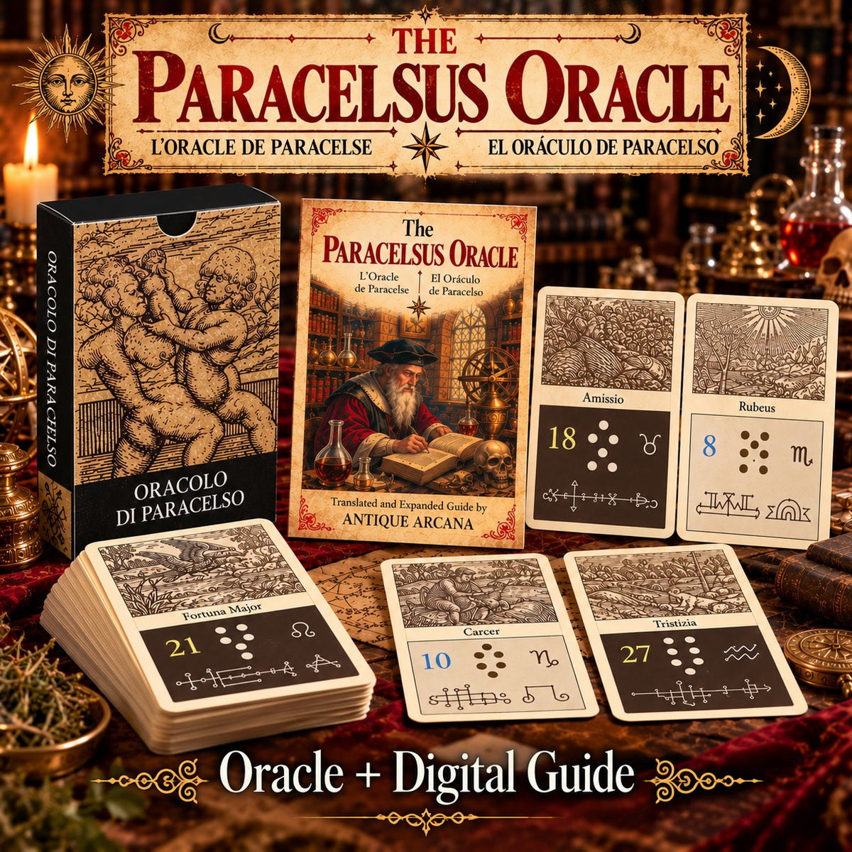 Paracelsus Oracle 2002 physical deck with digital guide