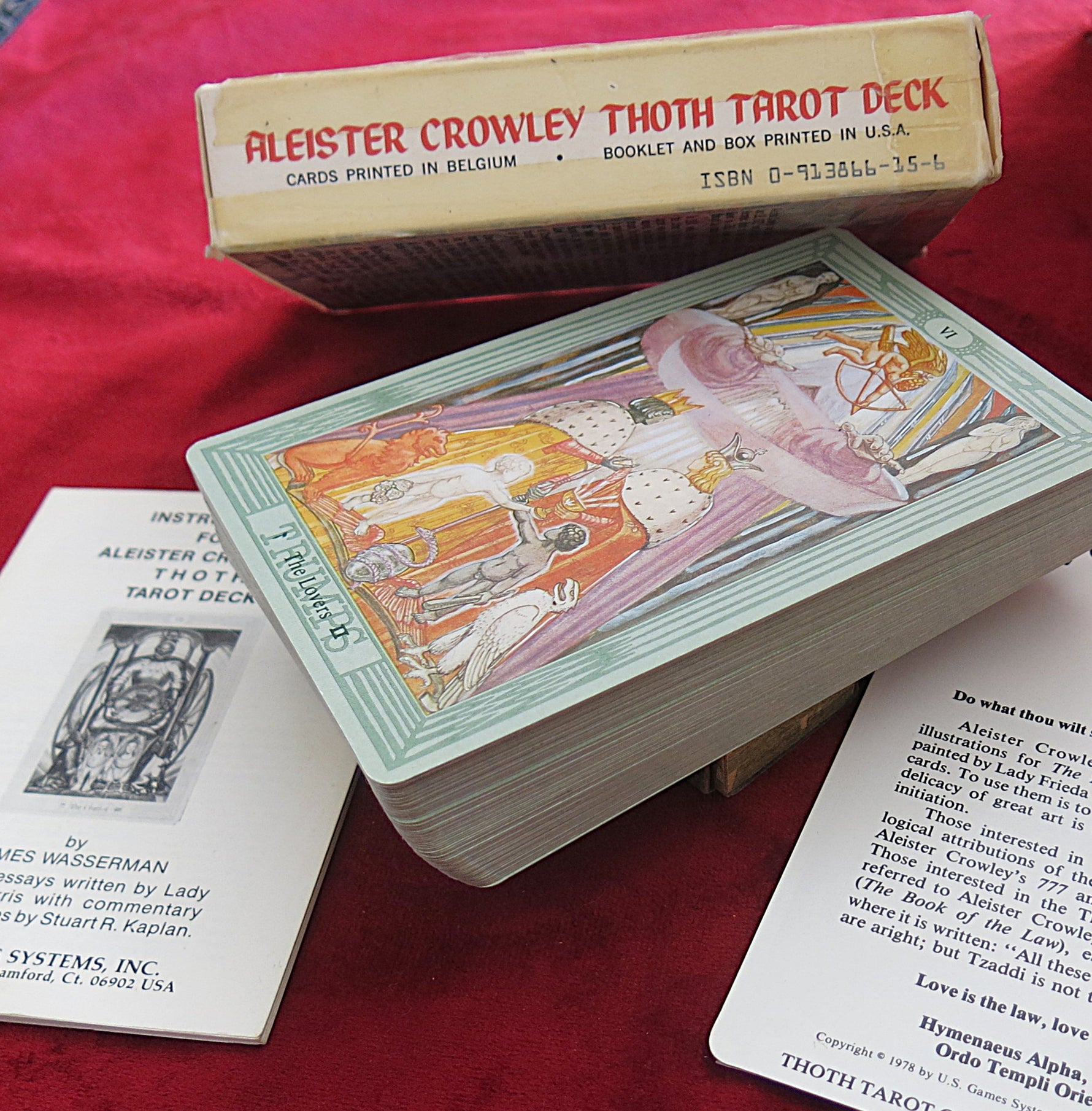 Aleister Crowley Thoth Tarot Deck – 1978 “White Box C” Edition (U.S. Games Systems)