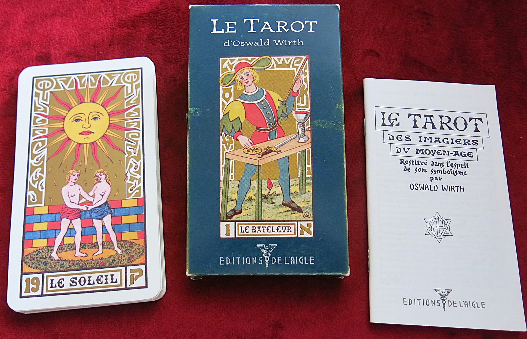 Le Tarot d'Oswald Wirth 1999 – Éditions de l'Aigle – Jeu de Tarot Rare Épuisé