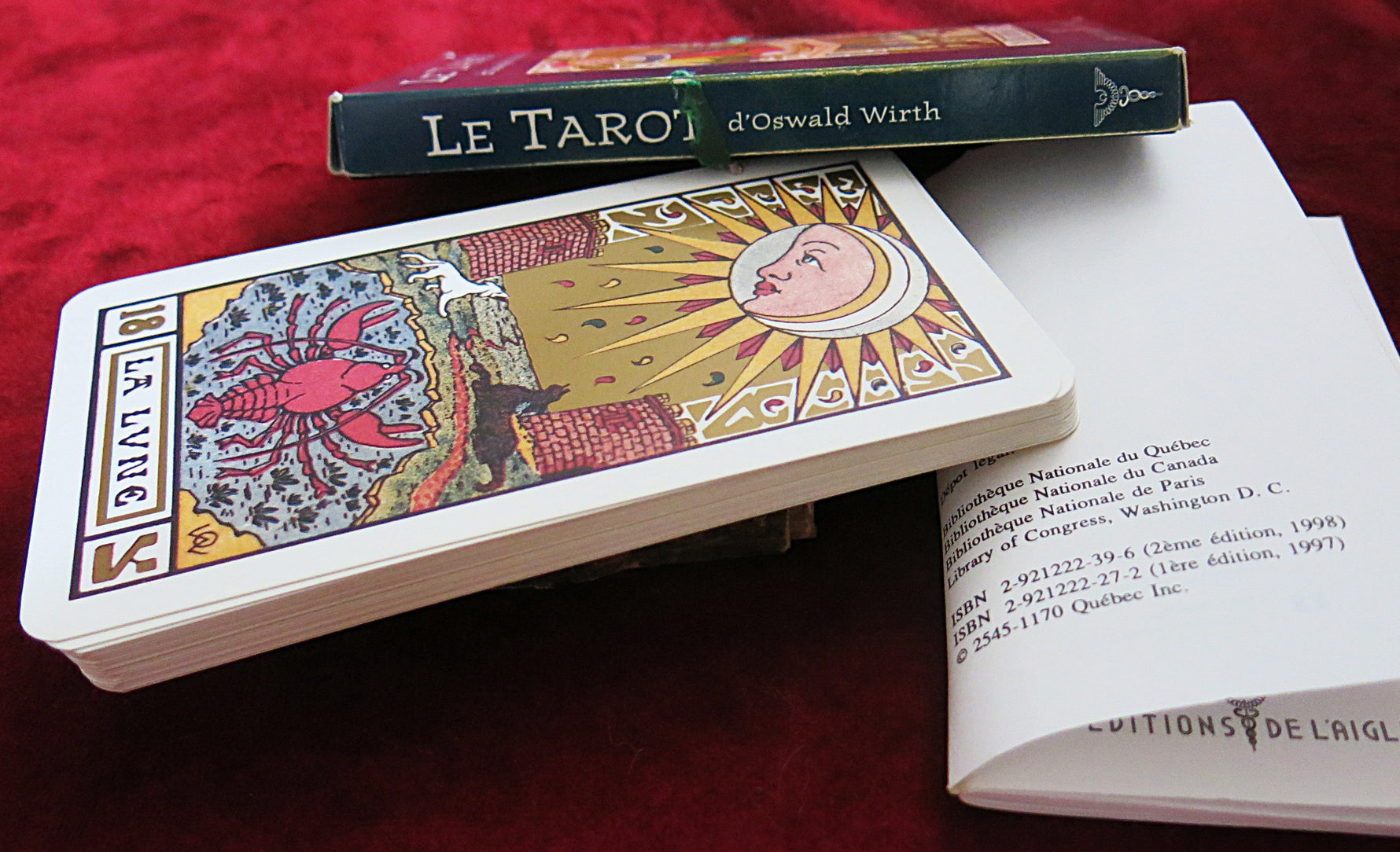 Le Tarot d'Oswald Wirth 1999 – Éditions de l'Aigle – Jeu de Tarot Rare Épuisé