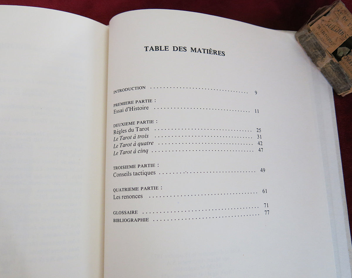 Vintage Oswald Wirth Tarot (1973) – Complete Tchou Set with Book – Extremely Rare