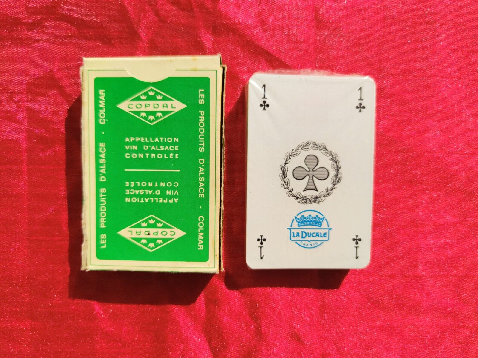 Publicité vintage Alsace Jeu de cartes vintage - Années 80