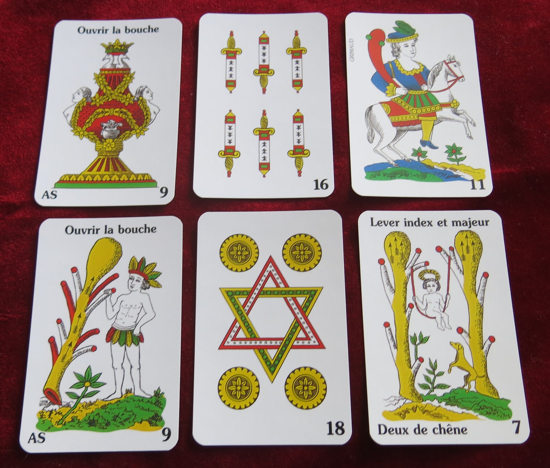 Rare Aluette Playing Cards – The Cow Game – Traditional Vendée Card Deck - 90s