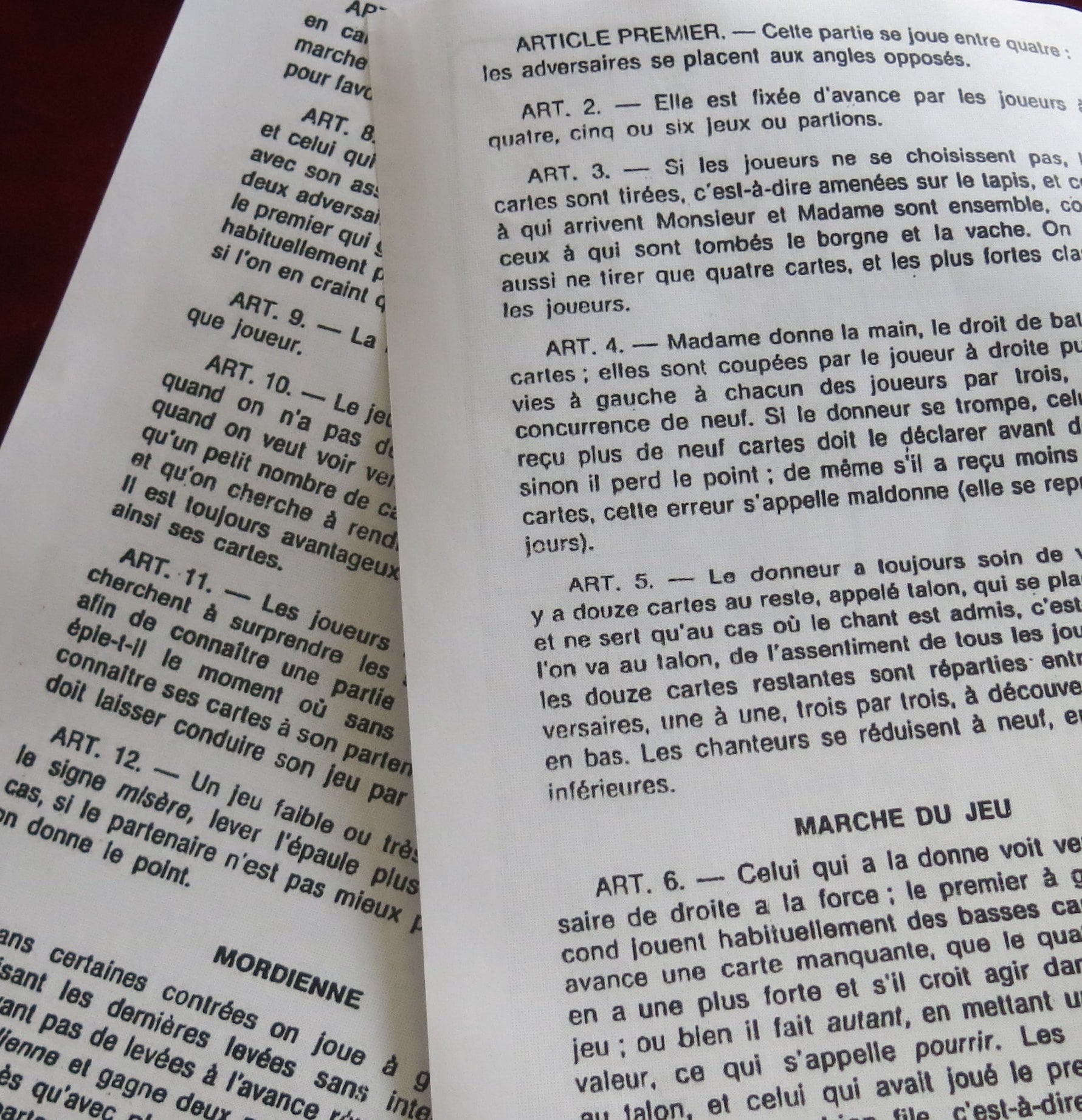 Rare Aluette Playing Cards – The Cow Game – Traditional Vendée Card Deck - 90s