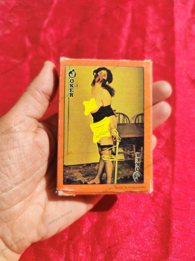 Jeu de cartes vintage bizarres Sado-Masochisme, Bondage S&amp;M