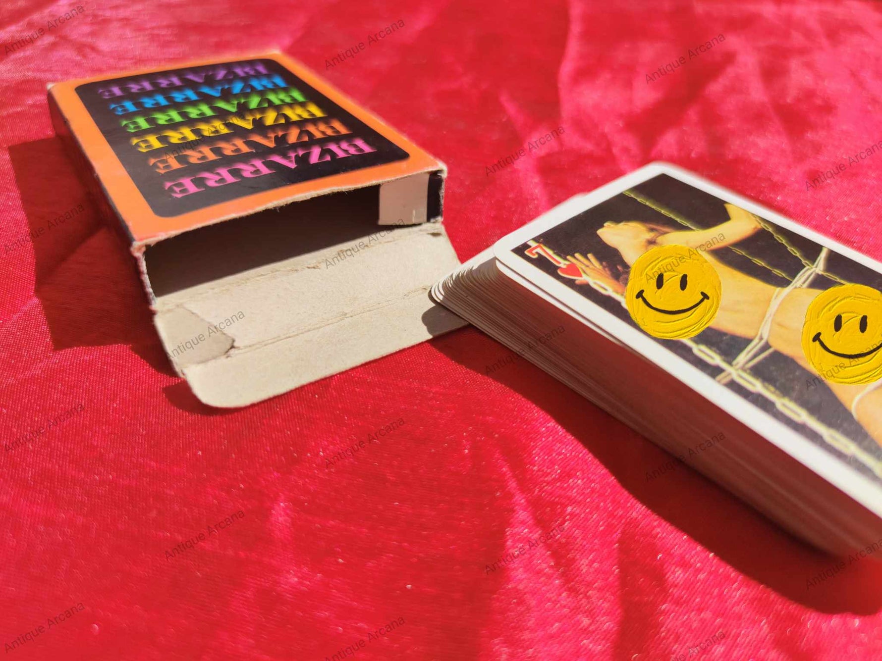 Jeu de cartes vintage bizarres Sado-Masochisme, Bondage S&M