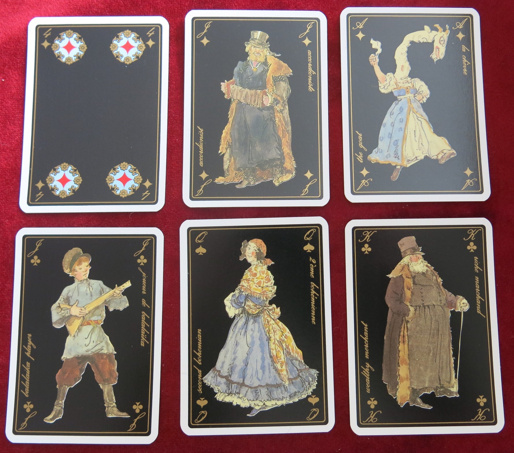 Ballet Petrouchka Playing Cards – Igor Stravinsky 1988 – Opéra de Paris Collection – NEW