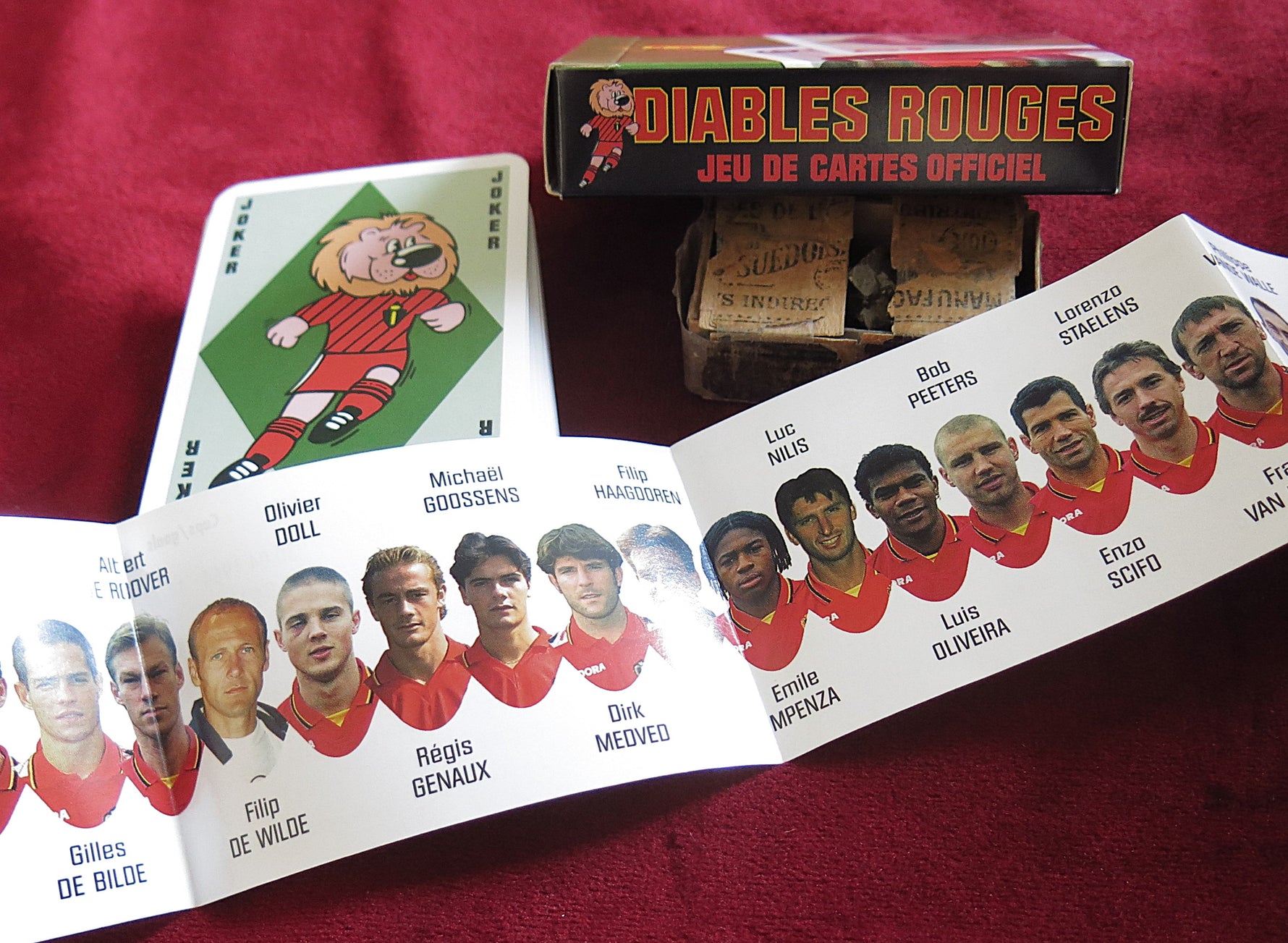 Official Belgian Red Devils Playing Cards – 1995-2000