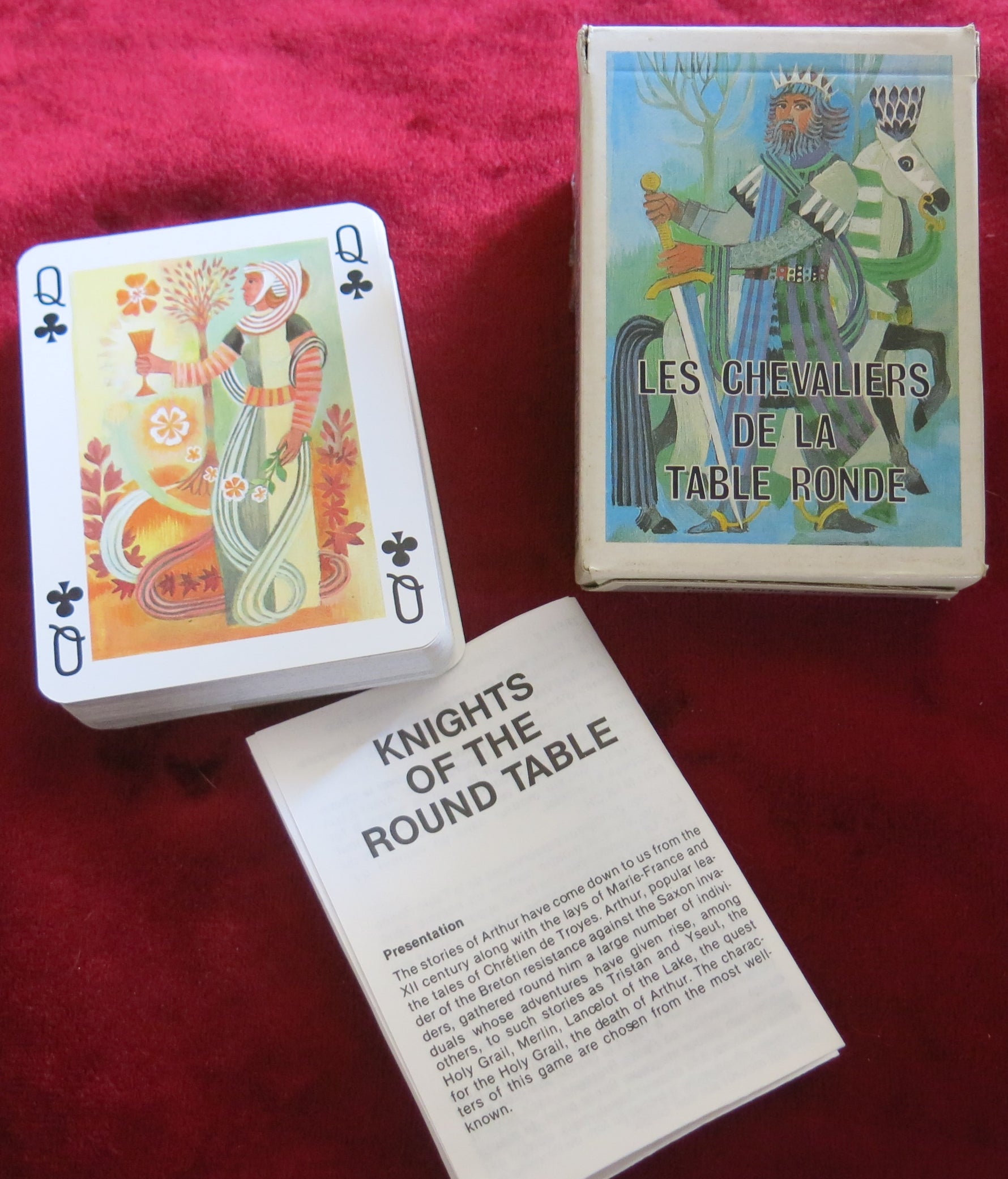 Knights of the Round Table – Vintage French Playing Cards (1986)