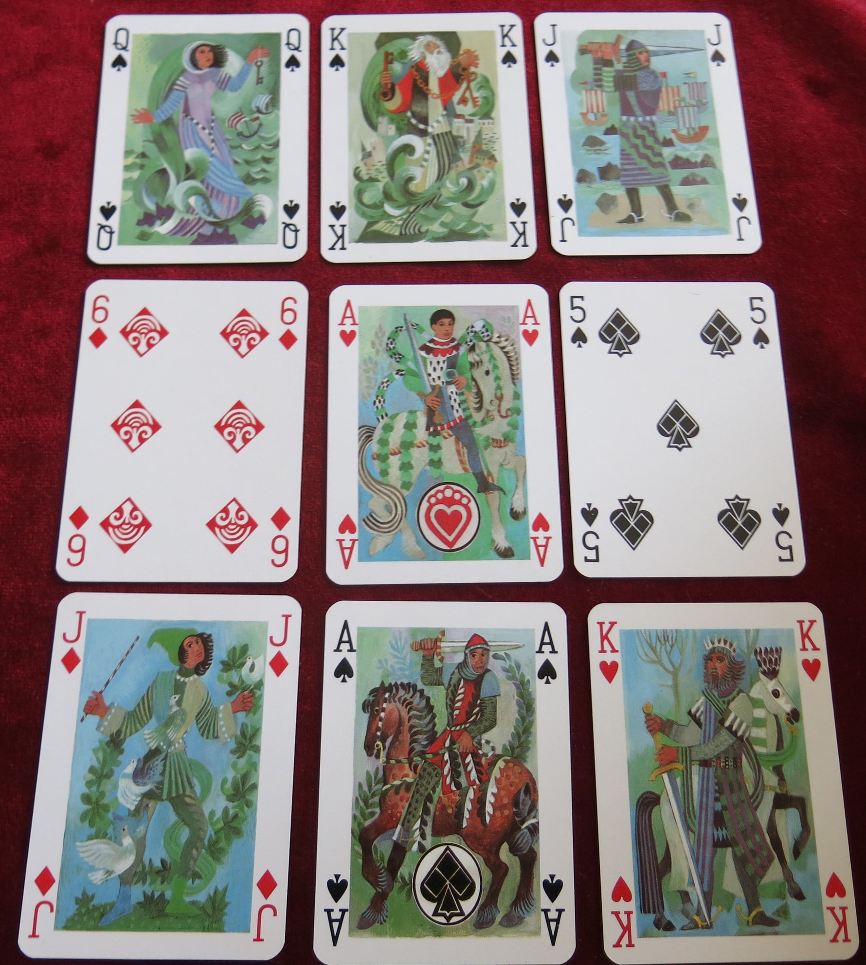 Knights of the Round Table – Vintage French Playing Cards (1986)