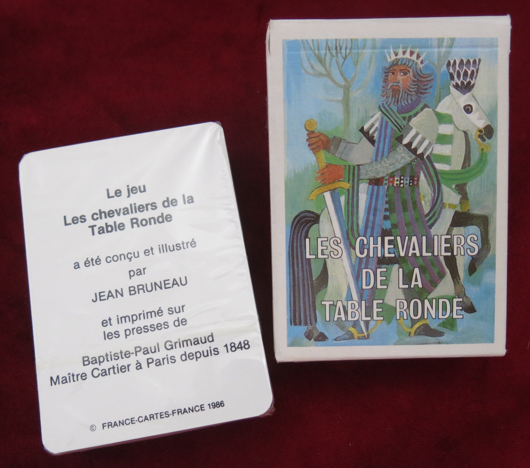 Knights of the Round Table – Vintage French Playing Cards (1986)