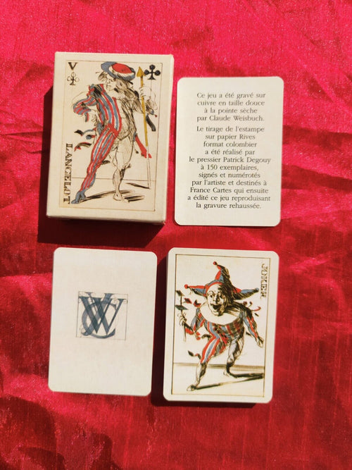 Claude Weisbuch VERY RARE Deck of Cards - Claude Weisbuch's artworks