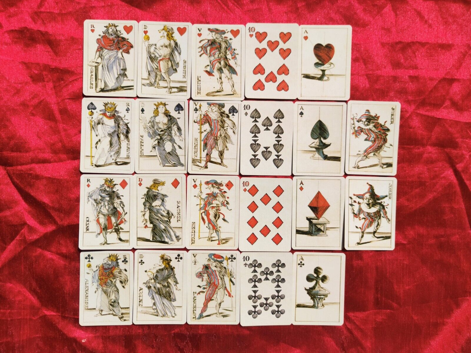 Claude Weisbuch VERY RARE Deck of Cards - Claude Weisbuch's artworks
