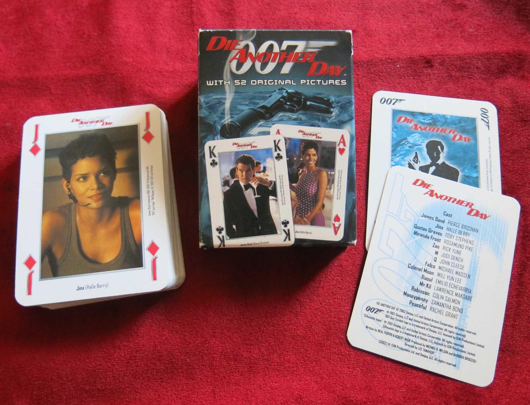 James Bond themed playing cards 2002 - Halle Berry in bikini