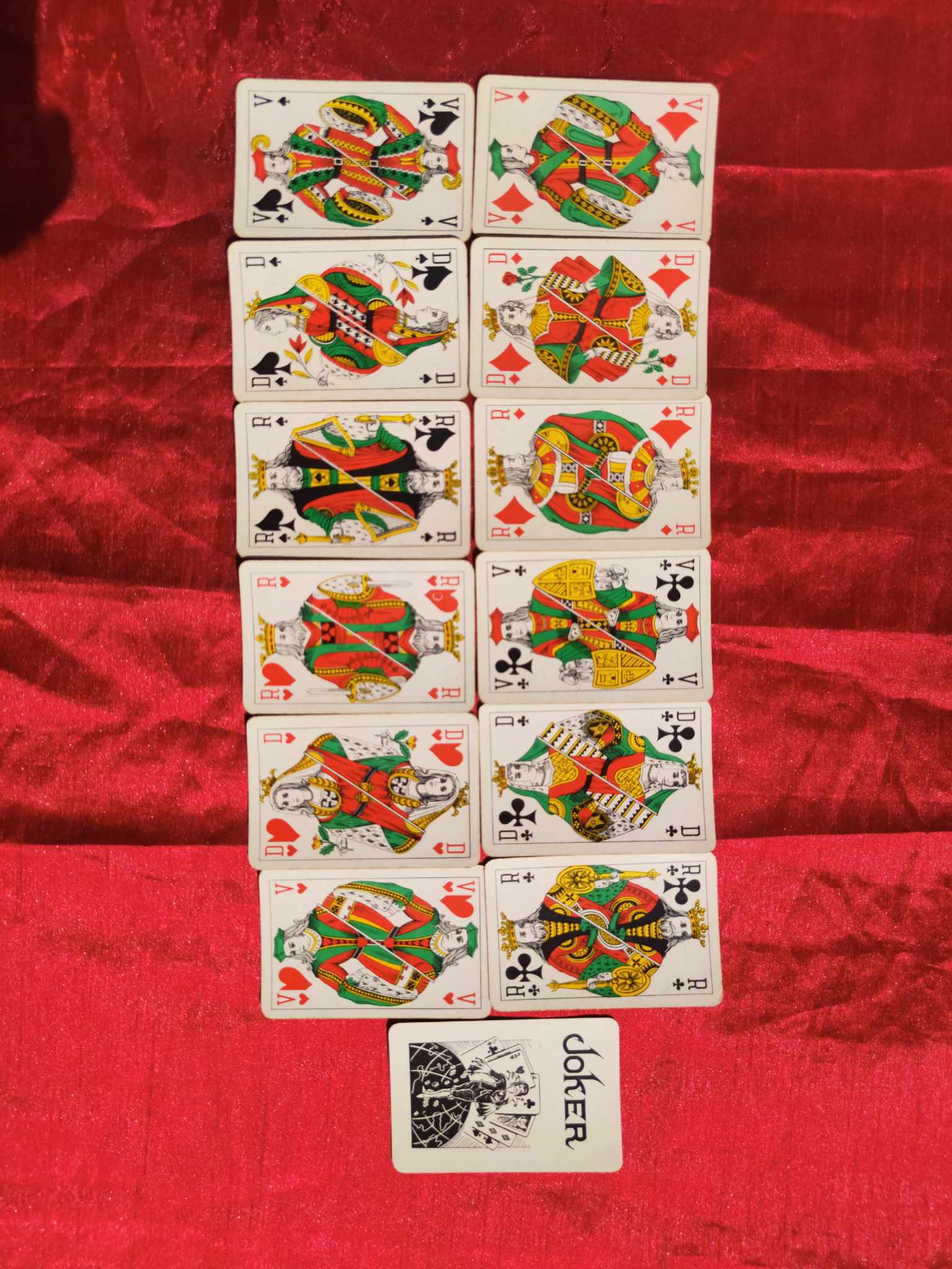 Ancien jeu de cartes de collection - Cartes publicitaires pour alcool des années 60