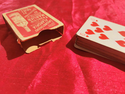Old collector Deck of cards - 60s advertising Alcool cards