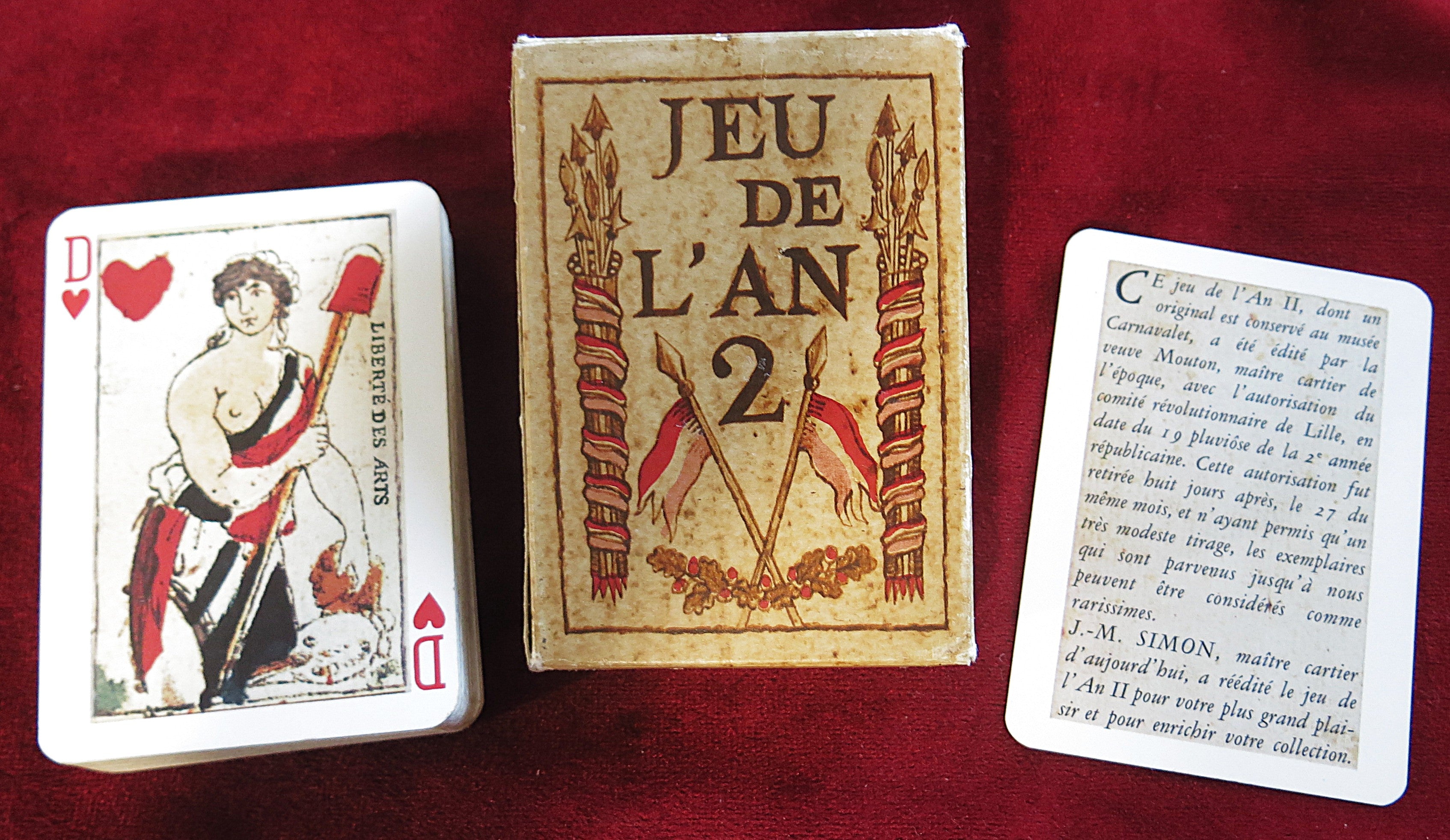 Jeu de l’An 2 – French Revolutionary Playing Cards – BP Grimaud 1980s – Rare