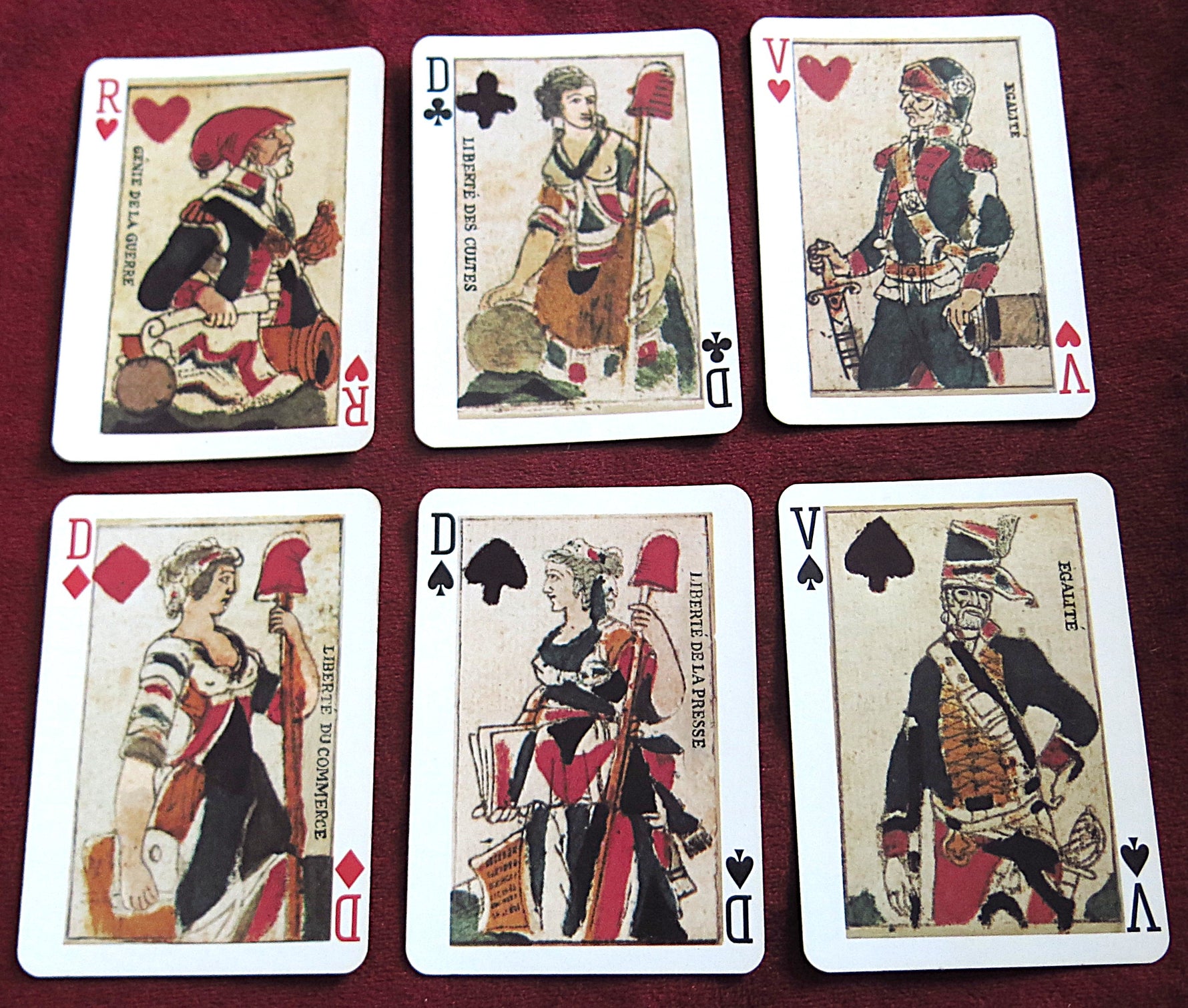 Jeu de l’An 2 – French Revolutionary Playing Cards – BP Grimaud 1980s – Rare