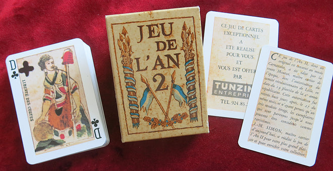 historical replica Game of Year 2, Deck of 54 Cards, France, 1980s