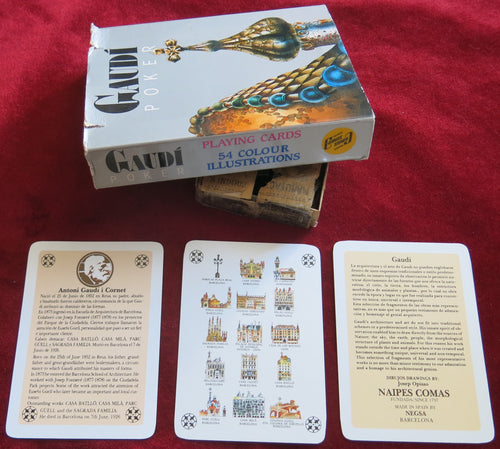 Architecture of Gaudi Deck of Cards 1992