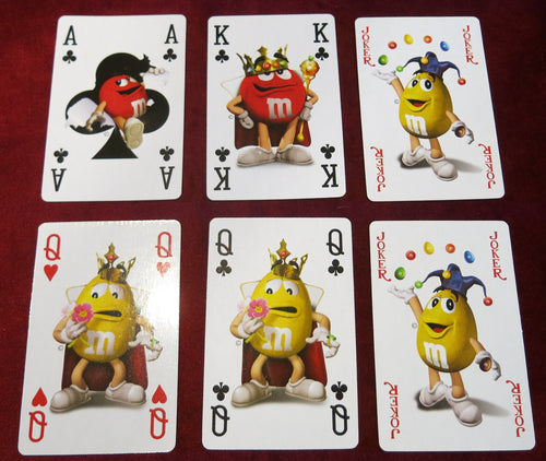 M&M's Vintage Belgian Playing Cards - Advertising deck
