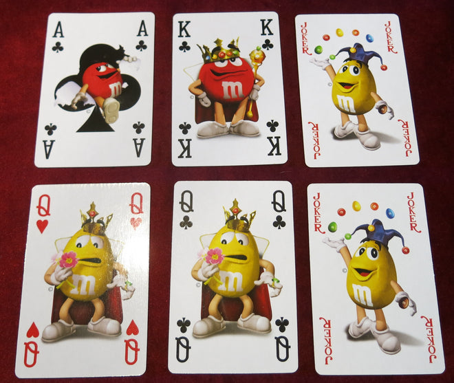 M&M's Vintage Belgian Playing Cards - Advertising deck