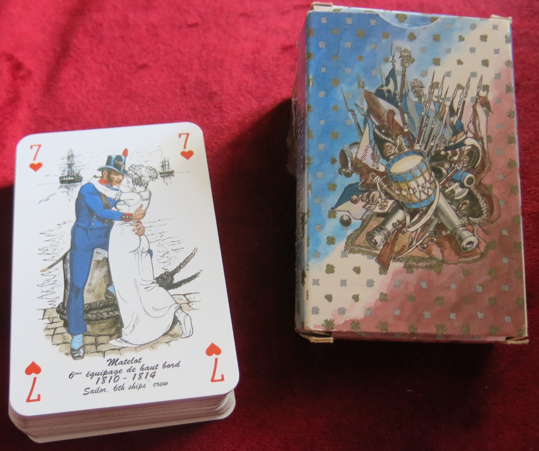 Soldiers of Napoleon – Vintage 90s Illustrated Playing Cards (54 Cards)