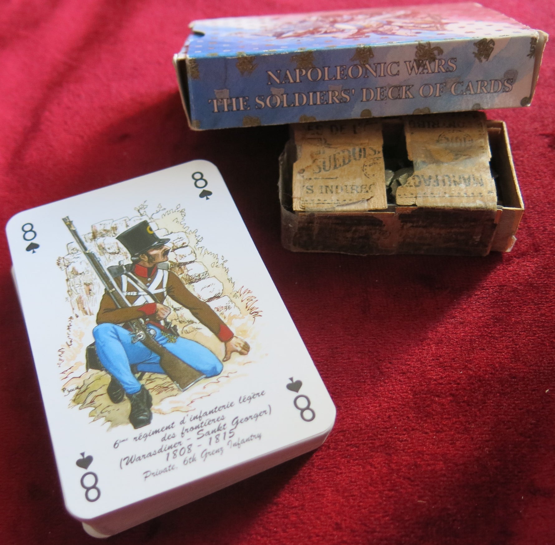 Soldiers of Napoleon – Vintage 90s Illustrated Playing Cards (54 Cards)
