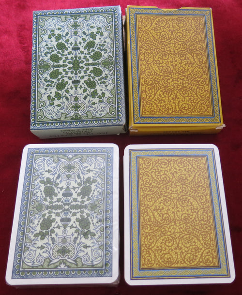 Rois et Reines de France – Lot de 2 jeux de cartes vintage (Grimaud 1985)