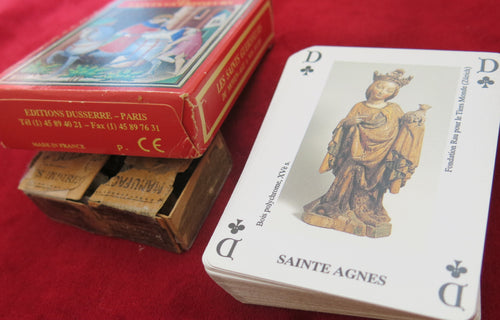 The Holy Healers Deck of cards - Vintage Catholic holy cards