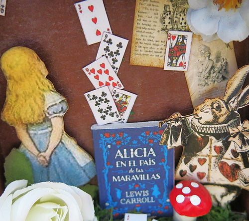 Alice in Wonderland Mini house - Miniature book: Carroll Lewiss