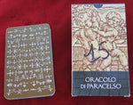 Oracle of Paracelsus 2002 + guide ENG-FR – Rare Christian Geomantic Deck - Alchemical Prophecies of Paracelsus
