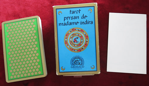 Tarot persan 1981 par Madame Indira - Cartes persanes - Jeu vintage gitan rare