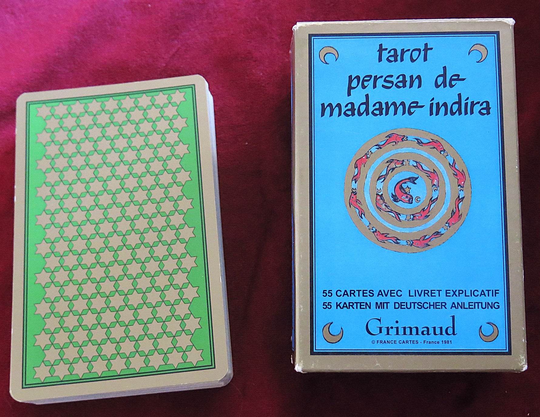 Persian Tarot 1981 by Madame Indira - Persian Cards - Rare gypsy Vintage Deck