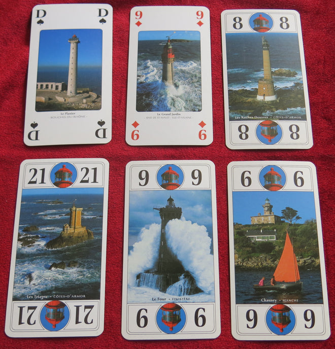 Lighthouses from France Tarot - Lighthouse cards