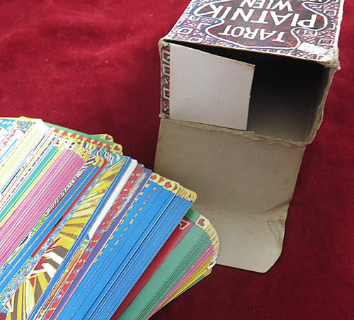 1974 Piatnik Wien Tarot – Surrealistic Art by Rudolf Pointner – Colorful tarot – OOP Deck