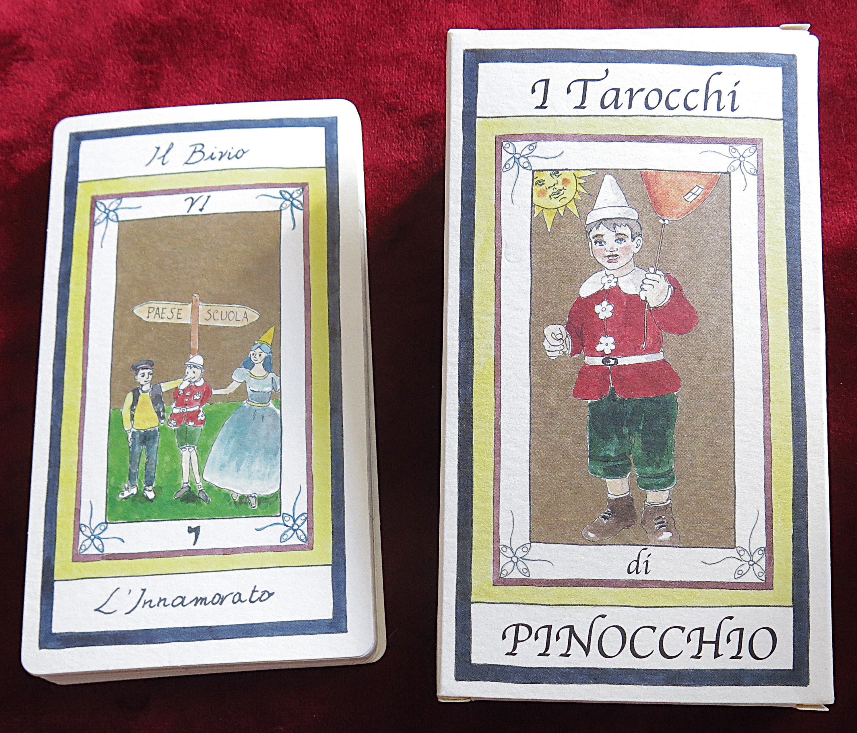 I Tarocchi di Pinocchio – Very Rare Handmade Italian Tarot (Early 2000s) - Limited Self-Published Print