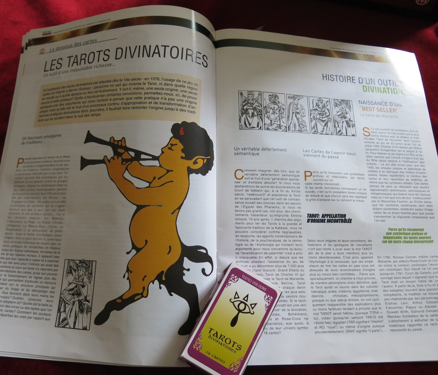 Mini Tarot Divinatoire – Magazine Edition - 78 Cards + Magazine Feature (2006)